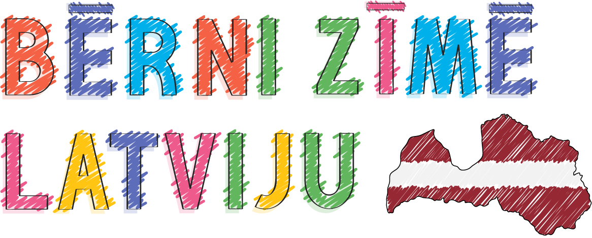 Bērni zīmē Latviju